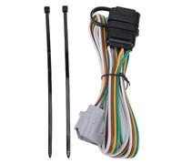 Cablaggio per rimorchio a 4 vie, connettore piatto a 4 pin, compatibile con modelli RX selezionati, installazione plug and play per rimorchio, per luci posteriori, indicatori di