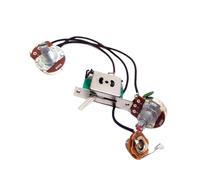 Cablaggio precablato 1set Kit Cablaggio Precablato Per Chitarra Elettrica Interruttore A Levetta A 5 Vie 1 Volume 1 Tono 500K Pots Control Con Jack
