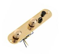 Cablaggio precablato Circuito Di Controllo Per Chitarra Elettrica Gold TL Circuito Elettronico Piastra Di Ferro A Una Linea Interruttore A Tre Velocità 1V1T