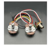 Cablaggio precablato Kit Di Cablaggio Precablato Per Basso PB/JB Da 10 Pezzi Per Chitarra Basso Di Precisione Potenziometri Grandi Da 250K Jack Da 1/2 Volume E 1 Tono(3/4)