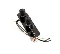 Cablaggio precablato per chitarra a 3 vie precablato piastra di controllo cablaggio convertitore manopole di ricambio per parti di chitarra Viti piastra di controllo per chitarra Piastra di controllo