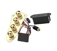 Cablaggio precablato per chitarra a 4 vie precablato caricato piastra di controllo precablata manopole convertitore di ricambio per chitarra parte chitarra caricata piastra di controllo precablata