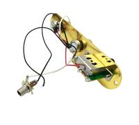 Cablaggio precablato TL Circuito Elettrico Per Chitarra Con Presa Scheda Di Controllo Circuito Chitarra Elettrica Accessori Per Chitarra Elettrica(Gold)