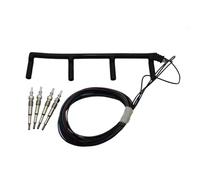 Cablaggio preriscaldamento Compatibile Con Per Jetta Per TDI 1.9L 2004 2005 2006 Cablaggio Candelette Auto OEM: 038971782C N10591608 0250202023(A SET)