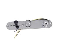 Cablaggio professionale per chitarra Assemblaggio Del Circuito Di Controllo Del Cablaggio Della Chitarra Elettrica Con Piastra Metallica In Un Unico Pezzo(Silver)