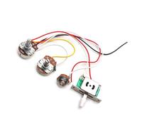 Cablaggio professionale per chitarra Cablaggio Per Gruppo Circuito Chitarra Elettrica 1T1V Grande Elettronico 500K A Cinque Velocità(White cap)