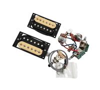 Cablaggio professionale per chitarra Kit Di Pickup Push Pull A Bobina Singola/doppia Senza Saldatura 2V2T Per Chitarre Include Cablaggio Completo(Zb Bk 2V2T)