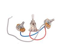 Cablaggio professionale per chitarra Potenziometro A Tre Posizioni Per Circuito Elettronico Di Cablaggio Per Chitarra Elettrica Professionale(White cap)