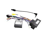 Cablaggio Quadlock CAN Bus Decoder 16 Pin Spina Ingresso telecamera Auto Unità principale Android Cavo adattatore compatibile per MG ZS EV GS HS 3 5 6(With antenna adapter)