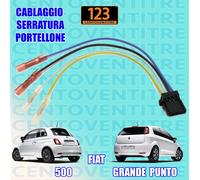 CABLAGGIO RIPARAZIONE SERRATURA PORTELLONE FIAT 500 GRANDE PUNTO BRAVO II