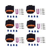 Cablaggio spina cablaggio connettore bobina di accensione compatibile con A3 A4 A5 A6 A8 Rabbit R32(6 Kits of Plug Seals)