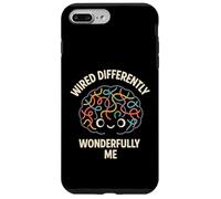 Cablato in modo diverso Wonderfully Me Kawaii Brain Design Custodia per iPhone 7 Plus/8 Plus