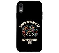Cablato in modo diverso Wonderfully Me Kawaii Brain Design Custodia per iPhone XR