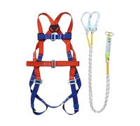 Cablatura Di Sicurezza - Creazione A 5 Punti Di Copertura Full Body | Spallacci Regolabili Con Attrezzatura Flessibile Equipaggiamento Della Corda Per Cordino Per Il Tetto Arborist Arrampicata A Cacci