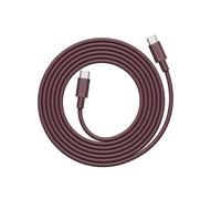 Cable 1 Cavo di ricarica USB-C a USB-C 100W 200 cm Mulberry Red (Bauhaus)