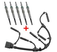 Câble + 5 Candelette Ad Accensione Per VW 2.5 TDI Transporter V