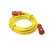 Cable 5x6² 20m incl plug 32 A yellow