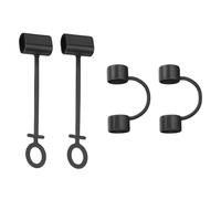 Cable Adapter Holder - 4 pezzi Cable Converter Holder Strap | Charging Adapter Keeper | Anti-Lost Cover, Silicone Cables Converter Sleeve Case For Travel Car Backpack Pocket Keychain