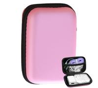 Cable Carrying Case - Tech Accessories Storage, Bag For Earphones Headphones Cables And Chargers, Portable Protective Tech Organizer Pouch For Electronic Accessories Travel Office Home Storage Bag