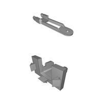 Cable Chain Mounting Brackets for JGMaker Magic 3D Printer Y-Axis Compatible