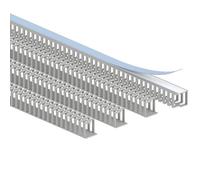 Cable Coach VK flex-crawler Canalina per cavi 30x30 mm - canalina flessibile autoadesiva, 4x0,5 m, grigia - guida cavi per ufficio e officina - Made in Germany