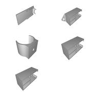 Cable Connection Box for WAGO 221-413 Clamps with Multiple Mounting Options