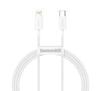 Cable Datos Baseus USB-C para Lightning 1m Blanco