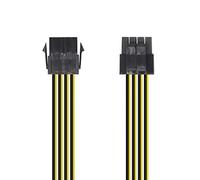 CABLE DE ALIMENTACIÃ“N MICROPROCESADOR AISENS A131-0419/ MOLEX -4+4 PIN MACHO MOLEX 8 PIN HEMBRA/ 30CM