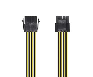 CABLE DE ALIMENTACIÃ“N MICROPROCESADOR AISENS A131-0419/ MOLEX -4+4 PIN MACHO MOLEX 8 PIN HEMBRA/ 30CM