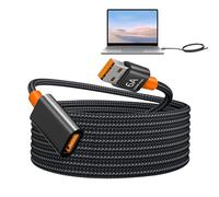 Câble D'extension USB Pour PC - Adattatore Cordon USB 3.0 e nylon 3,3/4,9 Pi | Compatibile Avec Des Périphériques USB Comme La Souris, L'imprimante, Le Disque Dur, Le Disque, Le Clavier