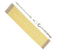 Cable Fishing Tools - Fiberglass Pull Rods Electrical Conduit Wiring Tools For Indoor | Cable Puller Electrical Grabber | Wire Fishing Rod | Outdoor Duct Wiring Hardware Electrician