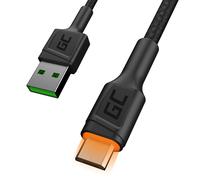 Cable Green Cell Ray USB-A - microUSB Yellow LED 120cm with support per Ultra Ch