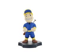 Cable Guys Minis Fallout Big League Vault Boy Phone Stand & Earbuds Holder - Novelty Phone Stand for Desk and Bedside, In Ear Headphone Holder for Smartphone & Small Devices, Desk Decor Accessories