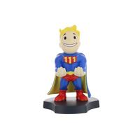 Cable Guys Minis Fallout Toughness Vault Boy Phone Stand & Earbuds Holder - Novelty Phone Stand for Desk and Bedside, in Ear Headphone Holder for Smartphone & Small Devices, Desk Decor Accessories