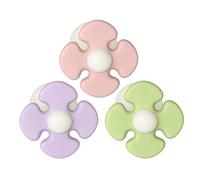 Cable Holder | 3 Pieces Adhesive Flower Cute Management | Wire Clips for Cords Organization | for Home Bedroom Living Room Study Nightstand Bedside Office Dorm Car RV