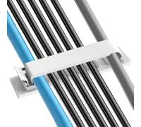 Cable Holder Clips - Self Adhesive Cord Organizer | 5/8 Hole Cable Manager