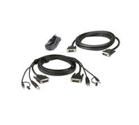 ATEN Kit cavo KVM di sicurezza schermo doppio USB DVI-D Dual Link da 1,8 M