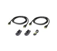 ATEN Kit cavo KVM di sicurezza schermo doppio USB HDMI da 1,8 M NEW
