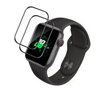 Cable Leader 2 pellicole in vetro temperato per Apple Watch Series 7/8/9 da | Si adatta perfettamente, ultra trasparente, 100% precisione al tatto, durevole, senza graffi, resistente alle cadute