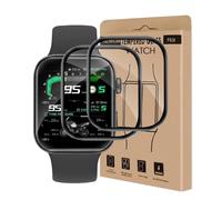 Cable Leader 2 pellicole protettive in vetro temperato per Huawei Watch Fit | Pellicola protettiva anti-bolle, impermeabile, sensibile al tatto, anti-olio, antigraffio, trasparente, per Huawei Fit 5