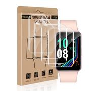 Cable Leader 4 pellicole protettive in vetro temperato per Samsung Galaxy Fit 3, in vetro protettivo flessibile in TPU, antigraffio, senza bolle, touch sensibile, trasparente ad alta definizione
