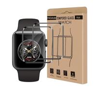 Cable Leader Pellicola protettiva in vetro temperato per Apple Watch Series 4/5/6/se/se2/se3 (44 mm), 2 pellicole protettive anti bolle, Sensitive Touch, antigraffio, ultra trasparente per Apple Watch