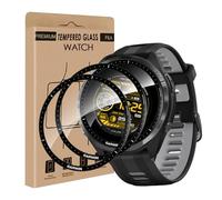 Cable Leader Pellicola protettiva in vetro temperato per Garmin Forerunner 965, 2 pezzi, protezione anti-bolle, sensibile al tatto, impermeabile, antigraffio, alta definizione Forerunner 965