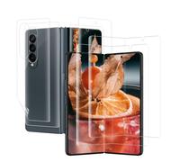 Cable Leader Vetro temperato per Samsung Galaxy Z Fold 4 5G, | 2+2 Pezzi TPU Protezione schermo+pellicola Posteriore, Antigraffio, Senza bolle, Anti-olio, Grande chiarezza Z Fold 4 Vetro
