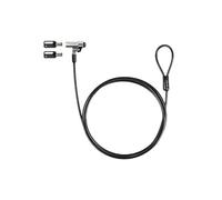 Cable Lock - Blocco di sicurezza tipo Nano con chiave per laptop, lunghezza 1,5 m, colore grigio, progettato per una protezione efficace. *