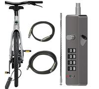 Cable Lock Head - Wire Push-Rod Combination Lock | Cable Security Locks | Cycling Accessories 4 Digit Combination Chain for Travel Case, Suitcase, Gym Locker, Cabinet, Fence, Luggage