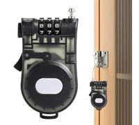 Cable Lock, Improves Travel Security, 3 Digit Combination Adjustable Lock with Steel Cable Design, Flexible Anti Theft Protection Device Lightweight Coated Build, Multi Purpose Safety Accessory