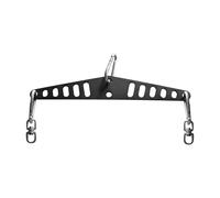 Cable Machine Attachment, Pulley System Adaptor Plate, Heavy Duty Multi-Hole Connector with Stable Secure Construction for Door Wall Gym Strength Workout Exercise Fitness Training