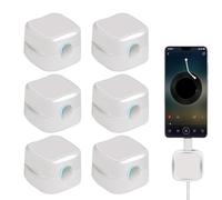 Cable-Management - Supporto magnetico per cavi adesivi, clip multiuso da scrivania, durevole e resistente, design compatto, per organizzare i cavi di scrivania, casa, cubicolo, parete, auto