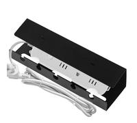 Cable Management Under Desk - Metal Cord Organizer | Cable Tray, Rack No-drill Socket Organizers Storage Slot | Power Strip Fixing Solution For Office Home Desks Wiring Tidy Setup